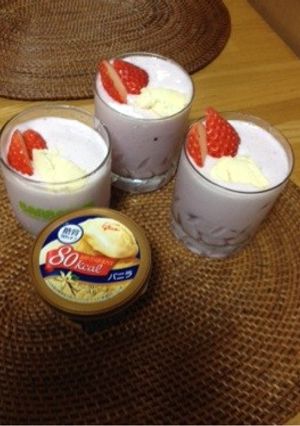 江崎グリコ苺ジュース-レシピのメイン写真