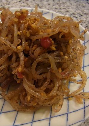 しらたきの梅炒り煮-レシピのメイン写真