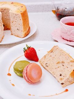 ★桜のシフォンケーキ☆他バリエあり★-レシピのメイン写真