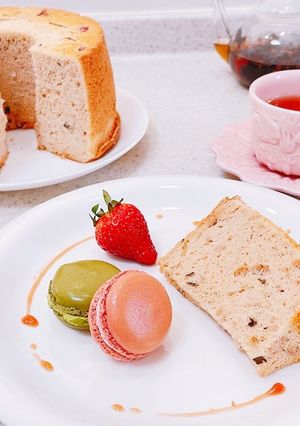 ★桜のシフォンケーキ☆他バリエあり★-レシピのメイン写真
