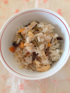 わらびのもちもちご飯-レシピのメイン写真