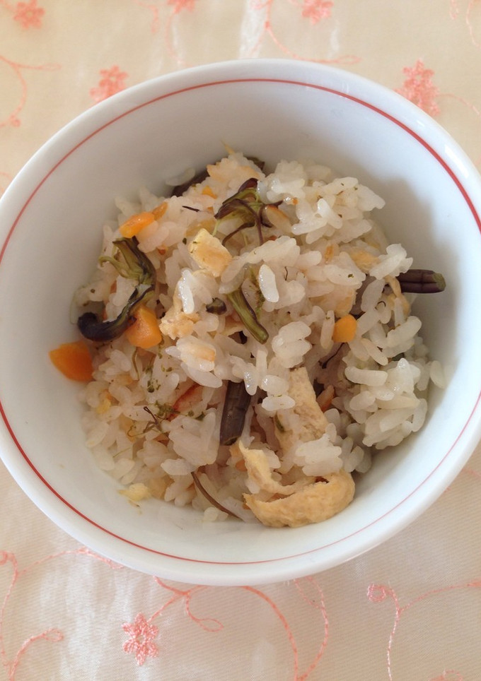 わらびのもちもちご飯-レシピのメイン写真