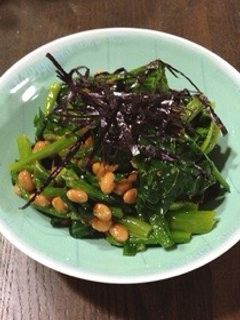 ほうれん草の納豆おかか和え❀-レシピのメイン写真