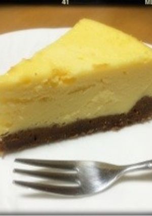 簡単☆ベークドチーズケーキ♡バレンタイン-レシピのメイン写真