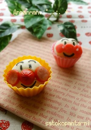 お弁当にシリコンカップのアンパンマン♪-レシピのメイン写真