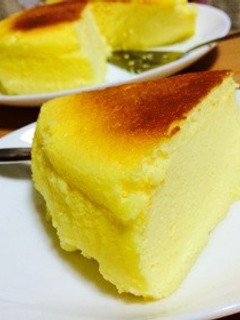*レモン風味のスフレチーズケーキ*-レシピのメイン写真