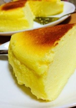 *レモン風味のスフレチーズケーキ*-レシピのメイン写真