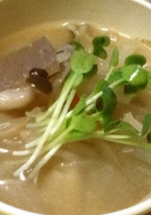 炒め野菜のお味噌汁-レシピのメイン写真