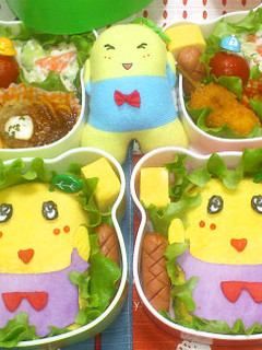 キャラ弁 ふなっしー だなっしー!-レシピのメイン写真