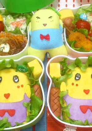 キャラ弁 ふなっしー だなっしー！-レシピのメイン写真