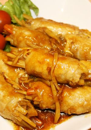 シャキシャキ筍の甘辛肉巻き-レシピのメイン写真