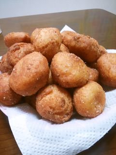 ホットケーキミックスでドーナツ!!-レシピのメイン写真