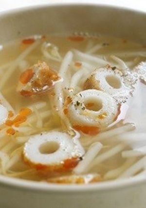 もやしと竹輪の酸辣湯-レシピのメイン写真