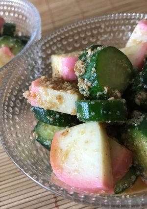 きゅうりとかまぼこのごま和え-レシピのメイン写真