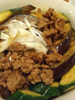 ズッキーニとナスの肉味噌丼-レシピのメイン写真
