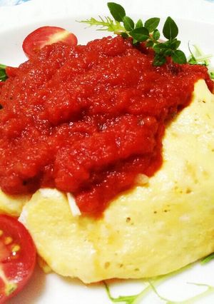 *オムライス de おうちカフェ*-レシピのメイン写真