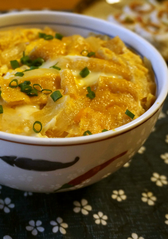 油揚げと新玉葱の卵とじ丼-レシピのメイン写真