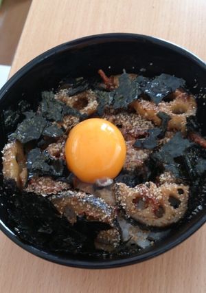 簡単ランチ！！照り焼きれんこん丼☆-レシピのメイン写真