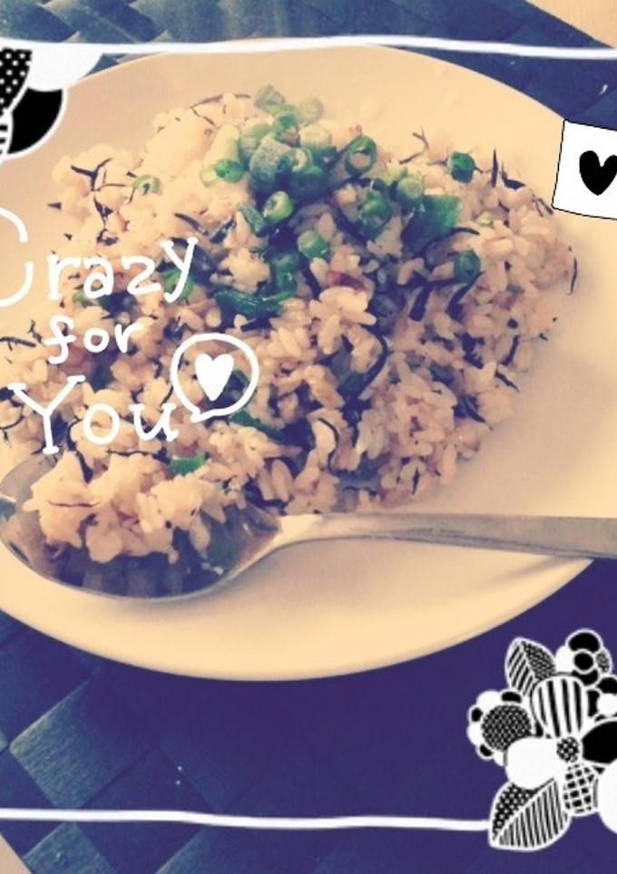 マタママにも和風青紫蘇香るヒジキ炒飯 ♫-レシピのメイン写真