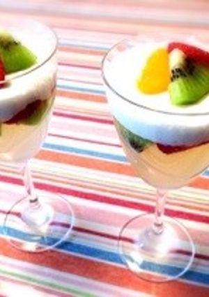 酵素シロップで作るグラスムース-レシピのメイン写真