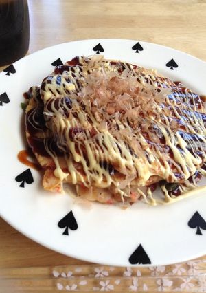 【お好み焼きin焼きそば！？】-レシピのメイン写真