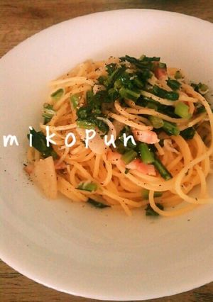 かぶとジャコ・ベーコンの和風パスタ-レシピのメイン写真