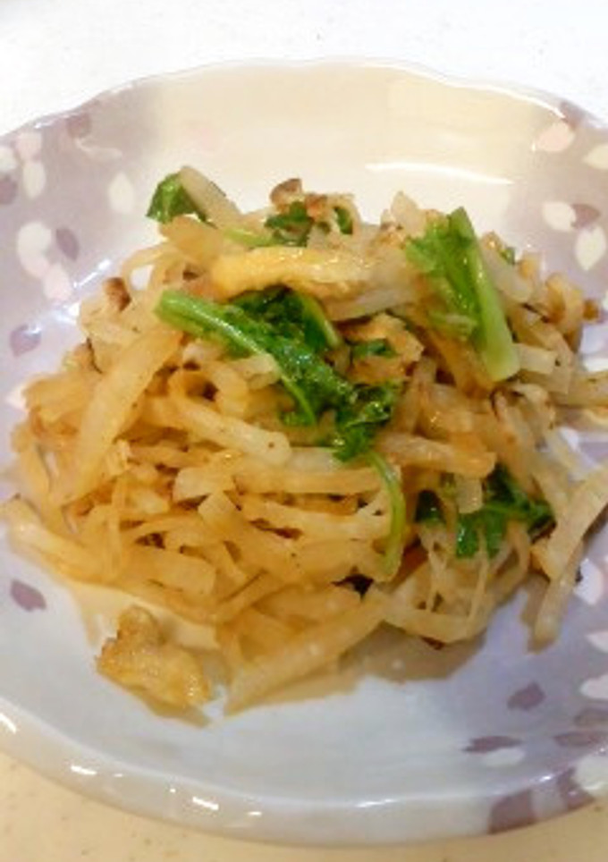 大根と油揚げの炒めもの-レシピのメイン写真