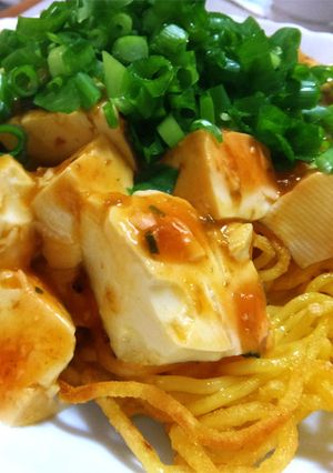 彼ごはん♪オンソロ烈火INF麻婆焼きそば-レシピのメイン写真