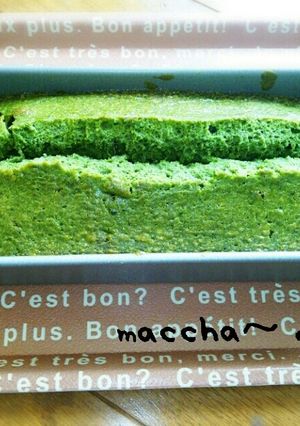 濃厚抹茶パウンドケーキ♪-レシピのメイン写真