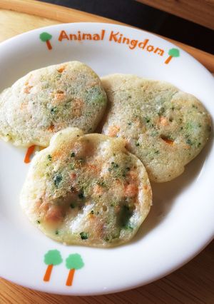 離乳食後期★手づかみ簡単お好み焼き-レシピのメイン写真