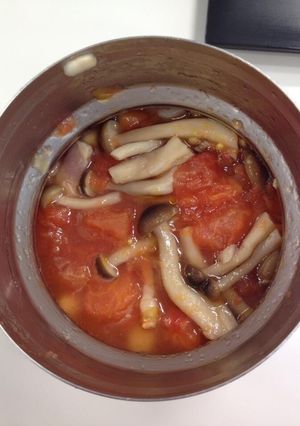 スープジャーのトマト麦粥-レシピのメイン写真