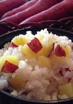 冷めても美味しい！さつまいもごはん-レシピのメイン写真