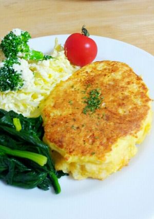 全卵で☆おからエビバーグ♪-レシピのメイン写真