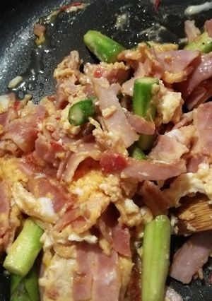 ベーコンアスパラ炒め　イタリアン風-レシピのメイン写真