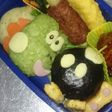 キャラ弁☆SPマリオ(ヨッシー&ボム兵)