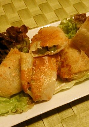 ◆簡単♡アスパラ＆チーズの揚げ焼き春巻◆-レシピのメイン写真