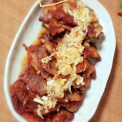 รูปของ 簡単❣❣豚ロースのパリパリ焼き♡