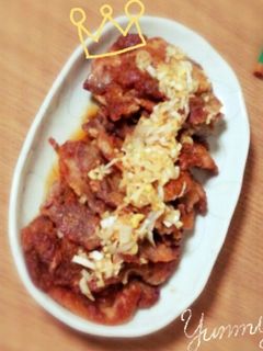 簡単❣❣豚ロースのパリパリ焼き♡-レシピのメイン写真