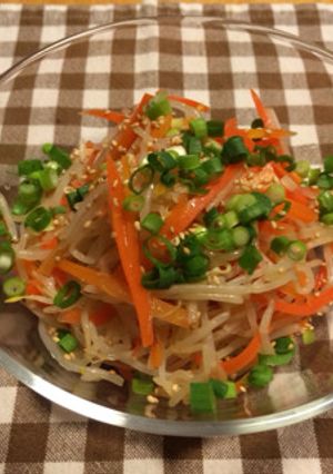 蒸し煮でシャキッ！ もやしのナムル-レシピのメイン写真