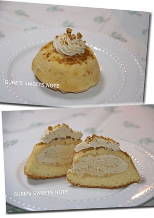 プラリネとキャラメルのプチケーキ -レシピのメイン写真