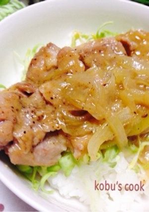 旨!☆ゴマみそチキン丼☆-レシピのメイン写真