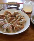 セロリー台湾餃子と　皮の作り方