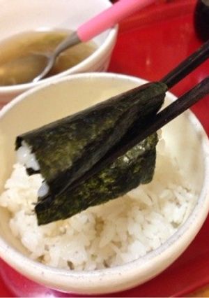 卓上で即席、韓国のり-レシピのメイン写真