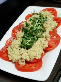 セロリとツナのタルタル風でトマトサラダ-レシピのメイン写真