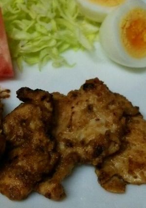 簡単♡ｼﾝﾌﾟﾙ♡鶏むね肉の味噌マヨ焼き-レシピのメイン写真