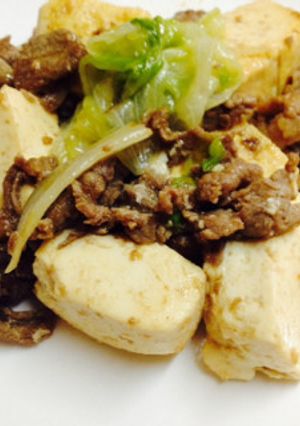 肉豆腐？豆腐チャンプルー-レシピのメイン写真