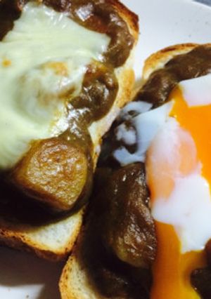 余ったカレーでカレートースト-レシピのメイン写真