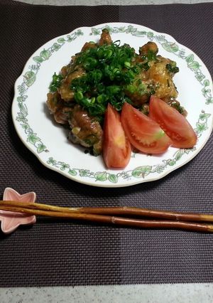 まさヤン流青ねぎたっぷり油淋鶏♪-レシピのメイン写真