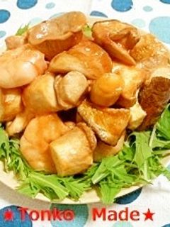 海老とエリンギのマヨケチャ炒め-レシピのメイン写真