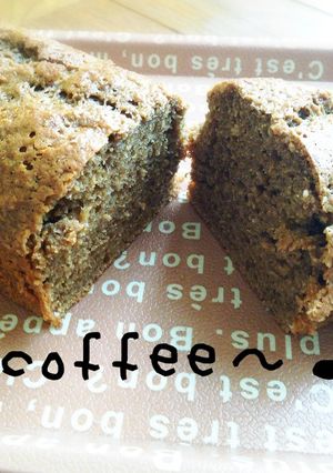 コーヒーパウンドケーキ♪-レシピのメイン写真